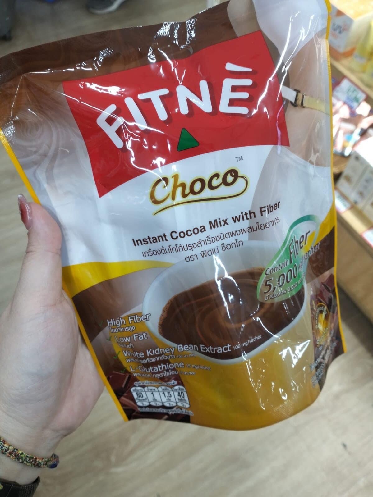 Túi 10 gói fitne choco giảm mỡ đẹp da thái lan