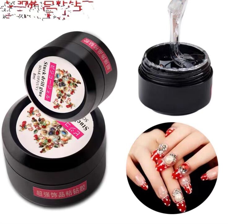 Gel đính đá nail , gel gắn charm , đính phụ kiện làm móng siêu chắc 8ml
