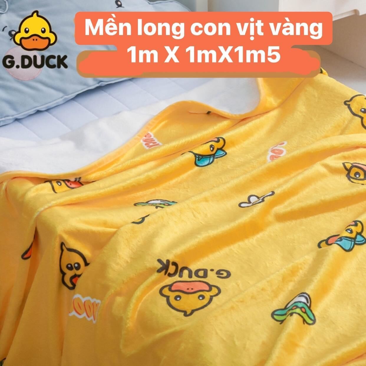 Mềm lông tuyết , chăn lông cừu con vịt 1mX1m5 cao cấp