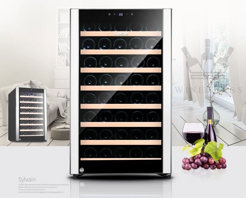 [Nhập RS0822 giảm 30k cho đơn 99k]TỦ BẢO QUẢN RƯỢU VANG VINOCAVE 52 CHAI