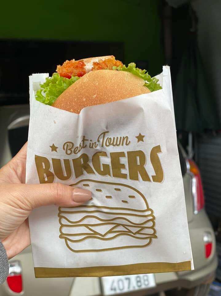 200 túi đựng hamburger, túi giấy đựng bánh hamburger