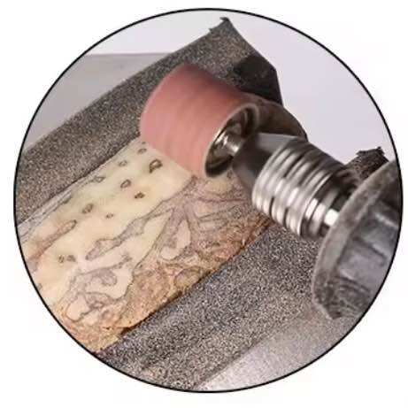 Đầu chà nhám gắn trục 12.7mm grit 80.