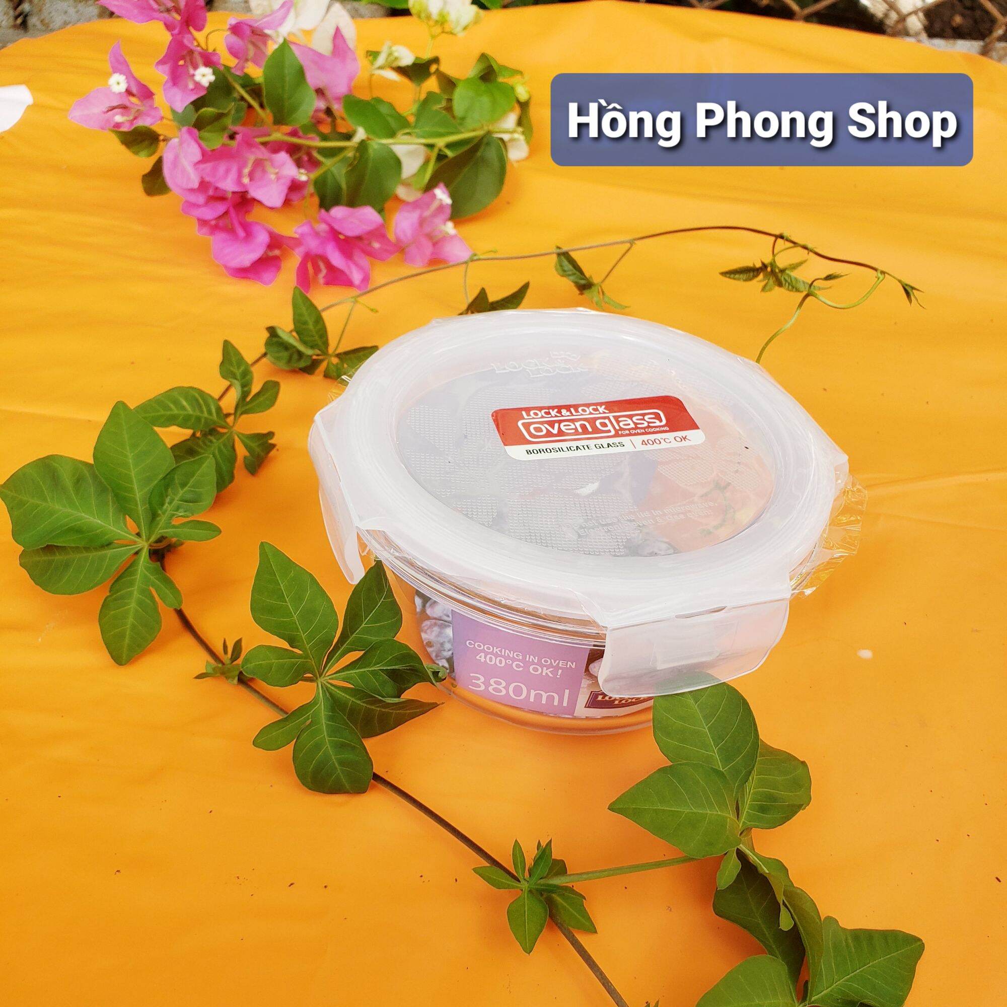 Hộp thủy tinh lock & lock tròn 380ml