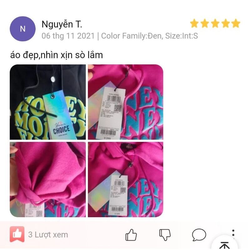 Thanh lý áo hoodie Vero moda size M