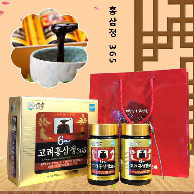 Cao Hồng Sâm 365 Hàn Quốc - Nhân Sâm 6 tuổi Hàn Quốc
