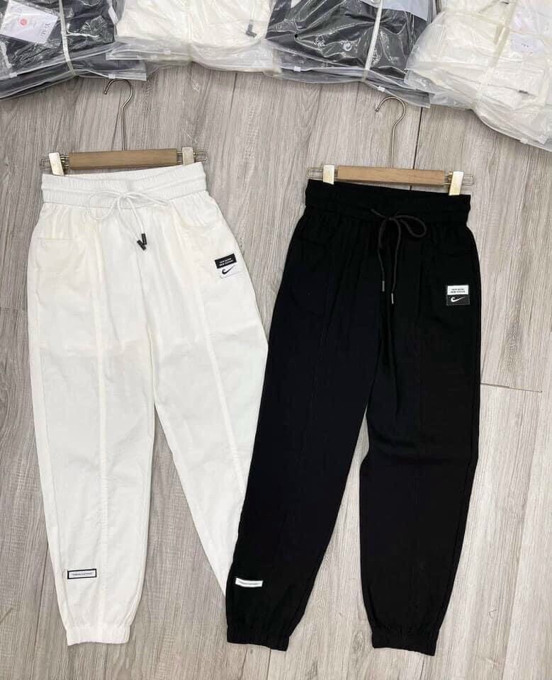 (Freeship)quần nữ đũi chun gấu đen trắng hàng loại đẹp