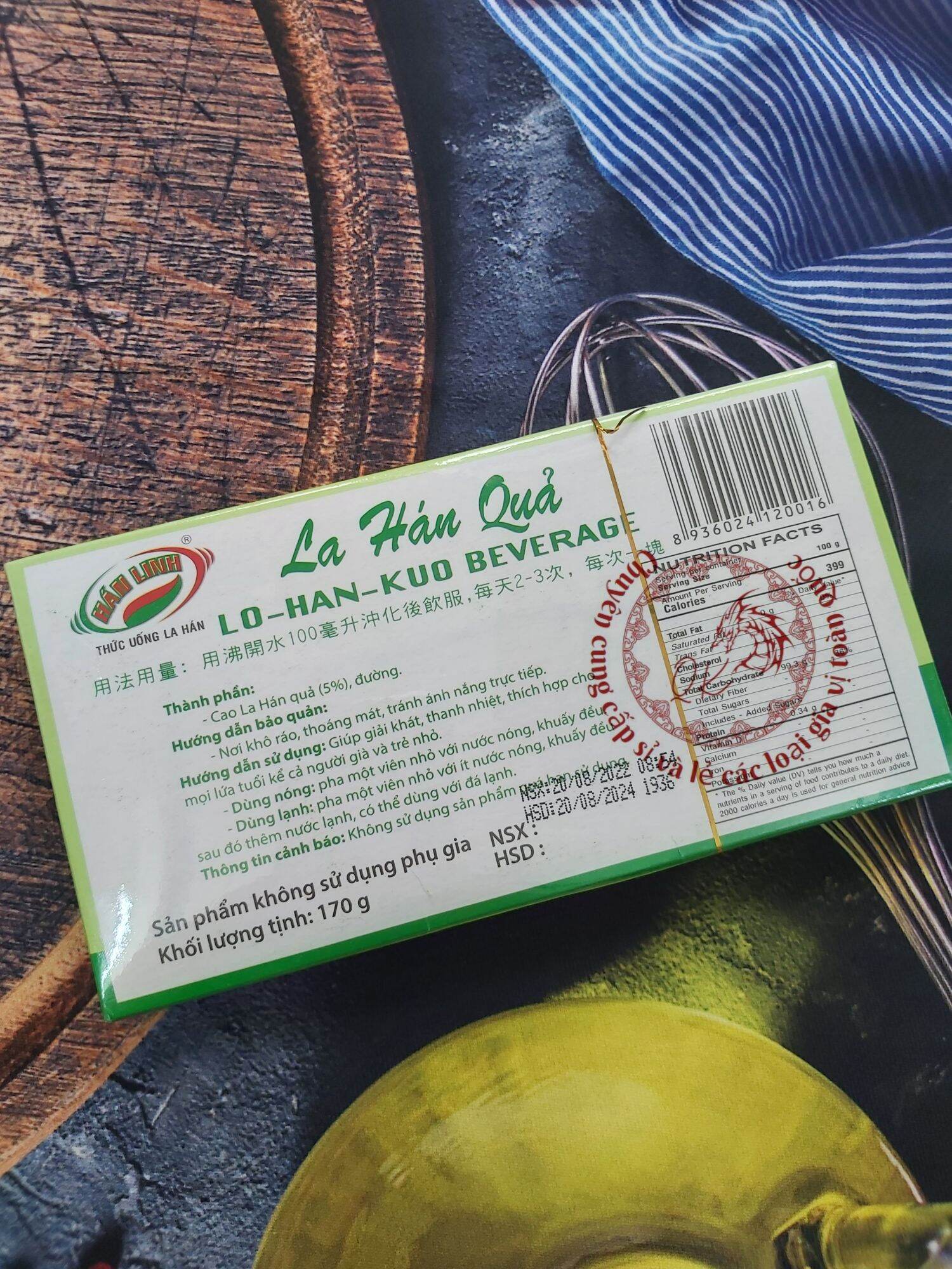 La Hán Quả Hộp 170gr