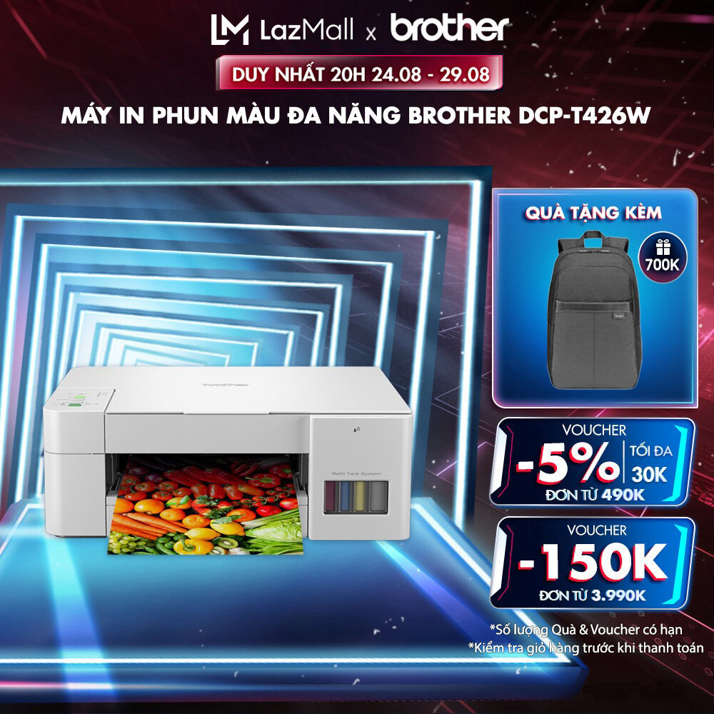 Máy in phun màu đa năng brother dcp-t426w
