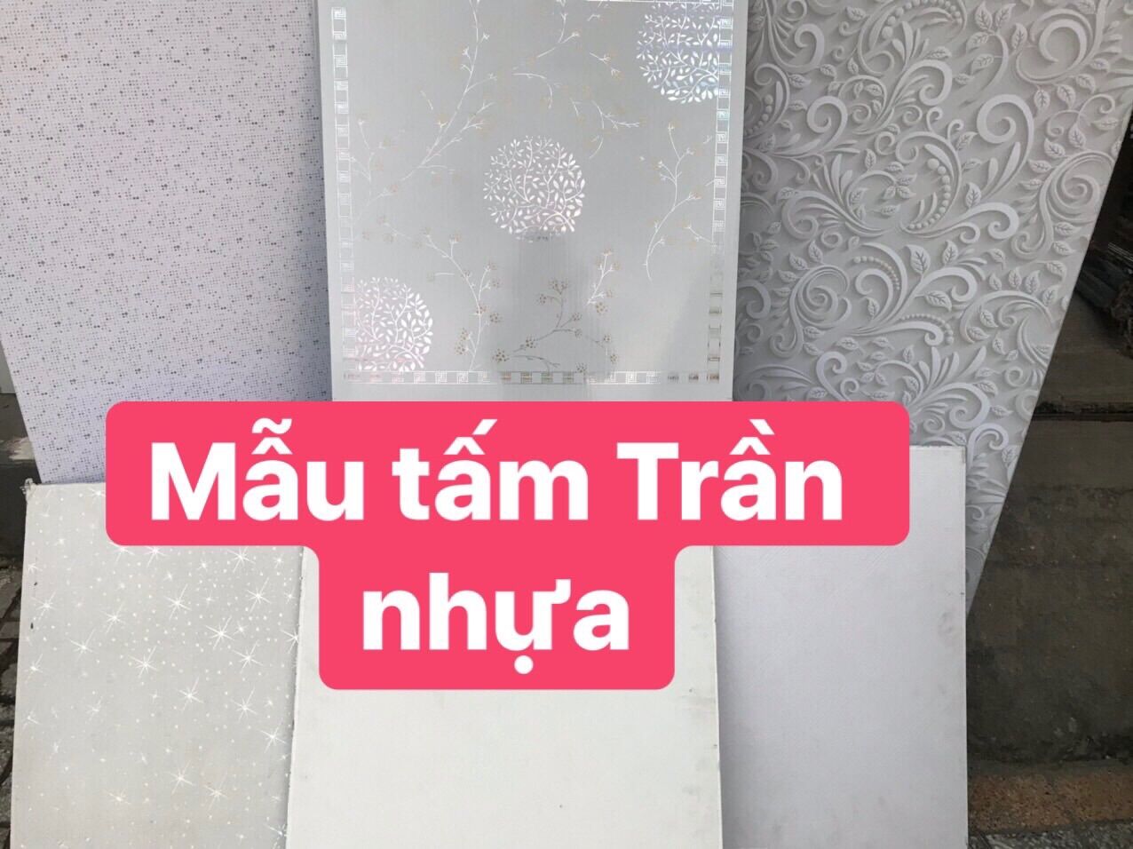 MẪU TẤM TRẦN NHỰA