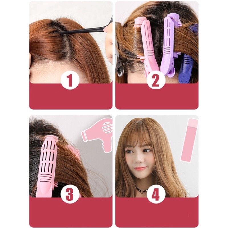Set 2 kẹp làm phồng chân tóc