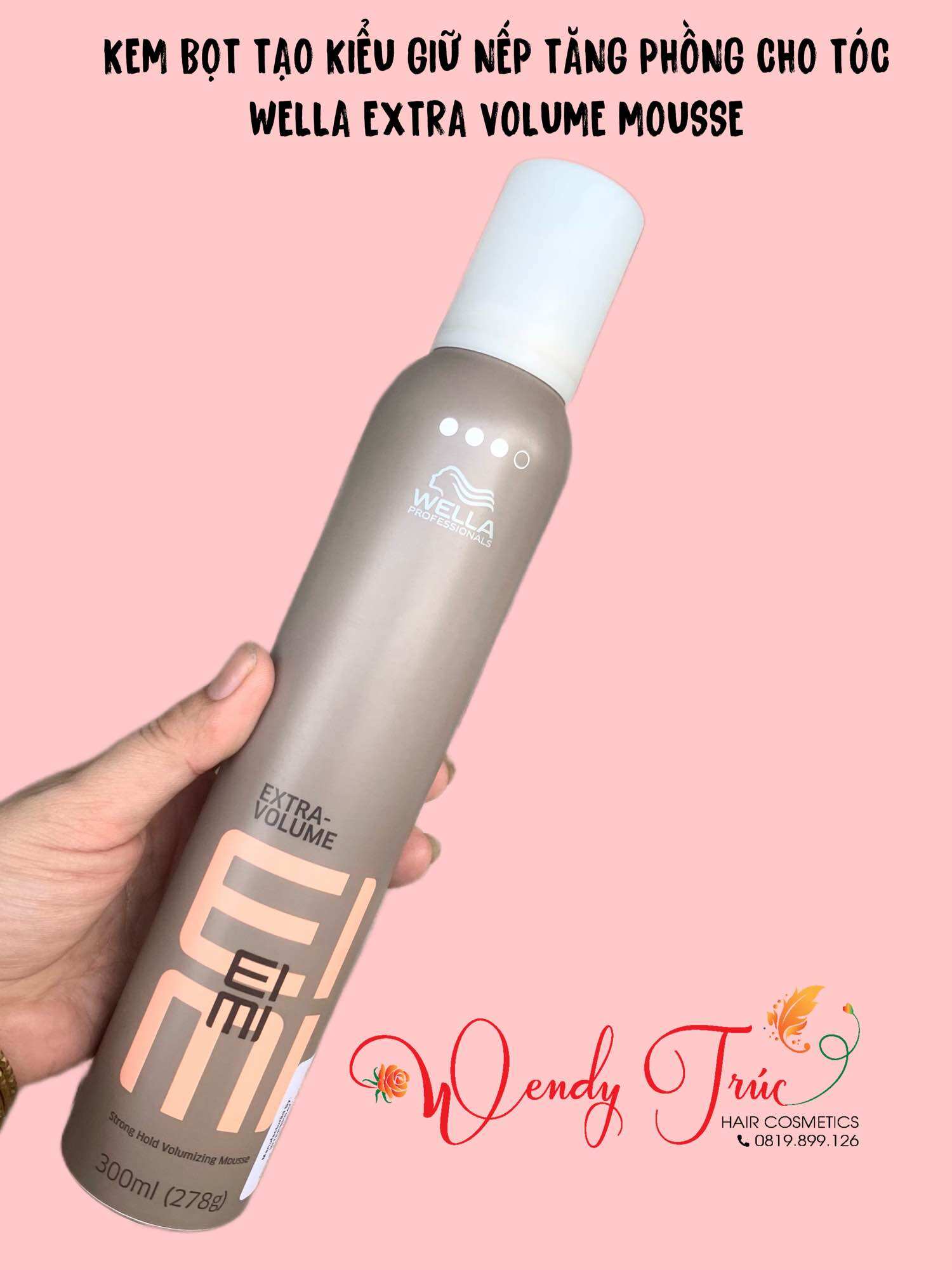 MOUSSE TẠO ĐỘ PHỒNG WELLA EXTRA VOLUME 300ml