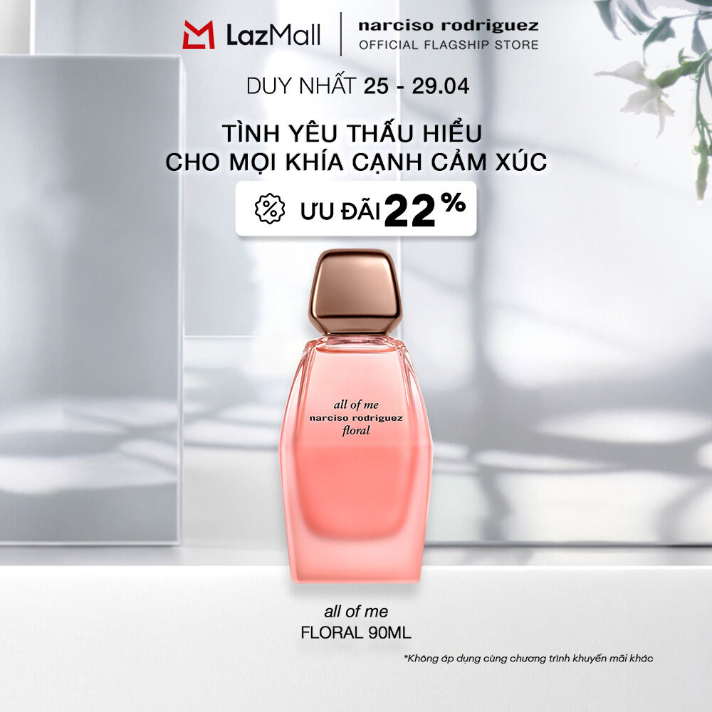 Nước hoa nữ Narciso Rodriguez All Of Me Floral Eau De Parfum 90ml