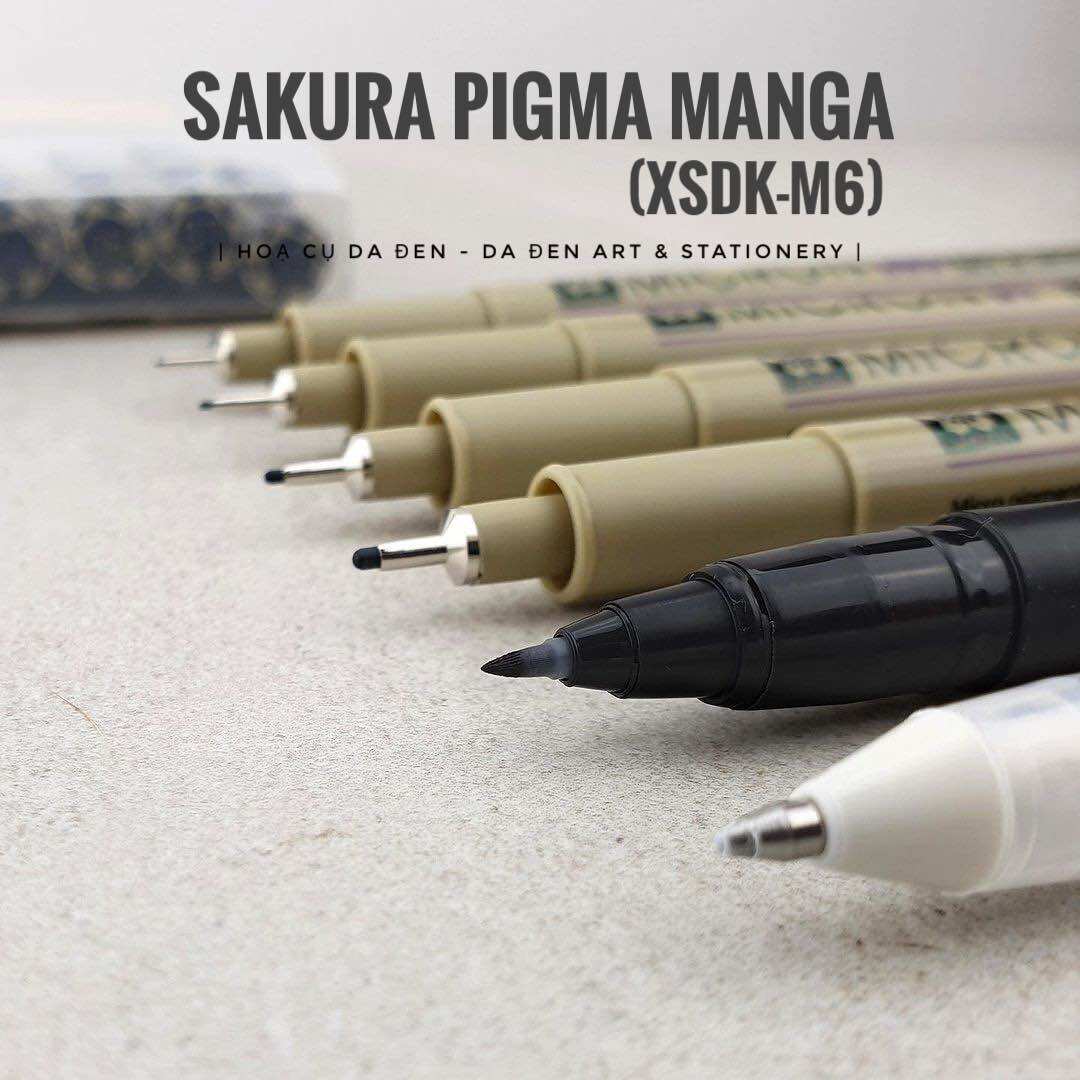 [HCM]Bộ 6 Bút Vẽ Manga Sakura Micron