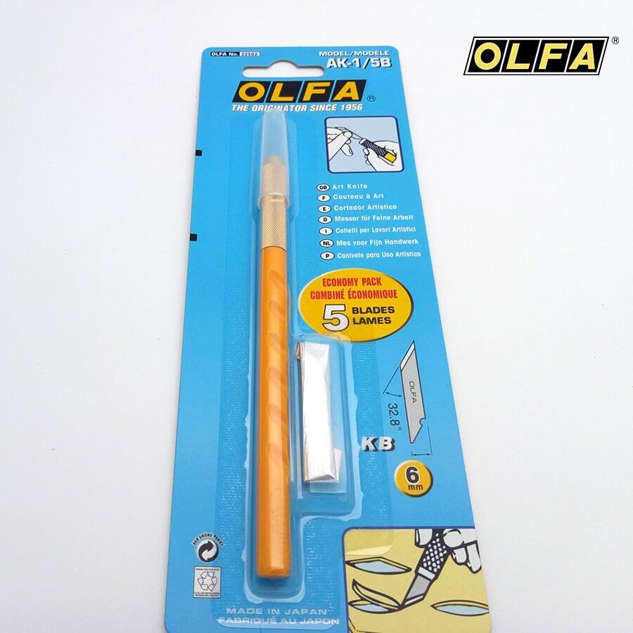 Dao trổ olfa ak-1/5b | dao kỹ thuật thủ công mỹ nghệ