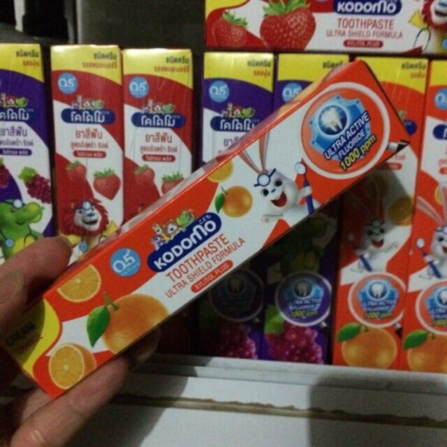 Kem Đánh Răng Kodomo Thái Lan - Dành Cho Bé Yêu