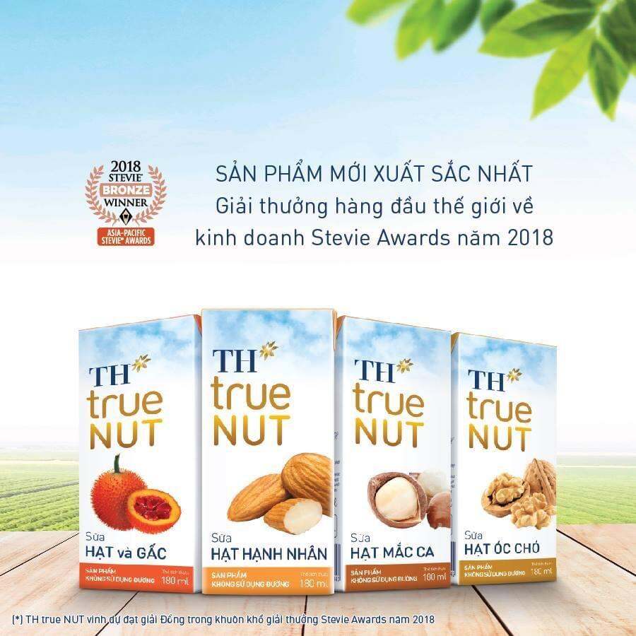 1 vỉ sữa hạt TH true milk hạnh nhân loại 180ml