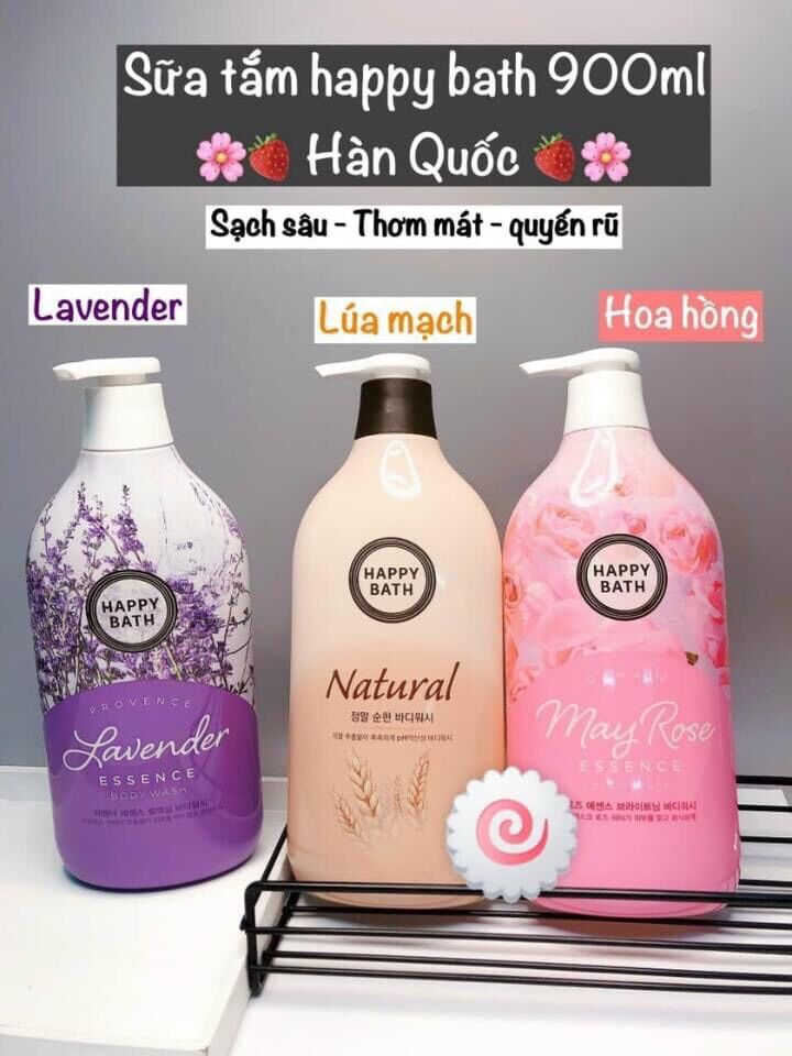Sữa tắm nước hoa happy bath