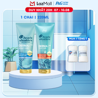 Dầu Xả H&S Chuyên Sâu Dermaxpro Scalp Care Repairing Moisture Phục Hồi Dưỡng Ẩm/Scalp Care Hair Revitaliser Tái Tạo Tóc Chắc Khỏe Chai 220ml - Châu Âu