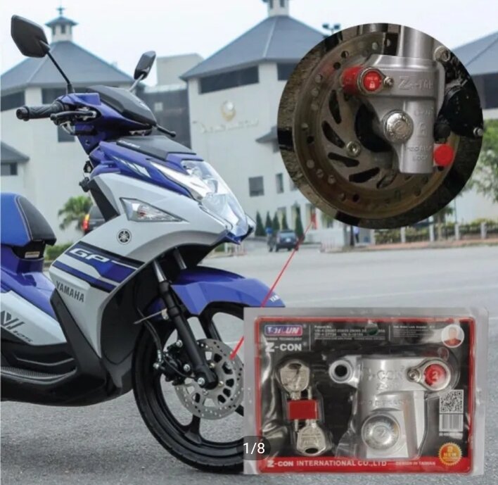 [HCM]Khóa đĩa chống trộm xe máy heo dầu Nouvo5,6