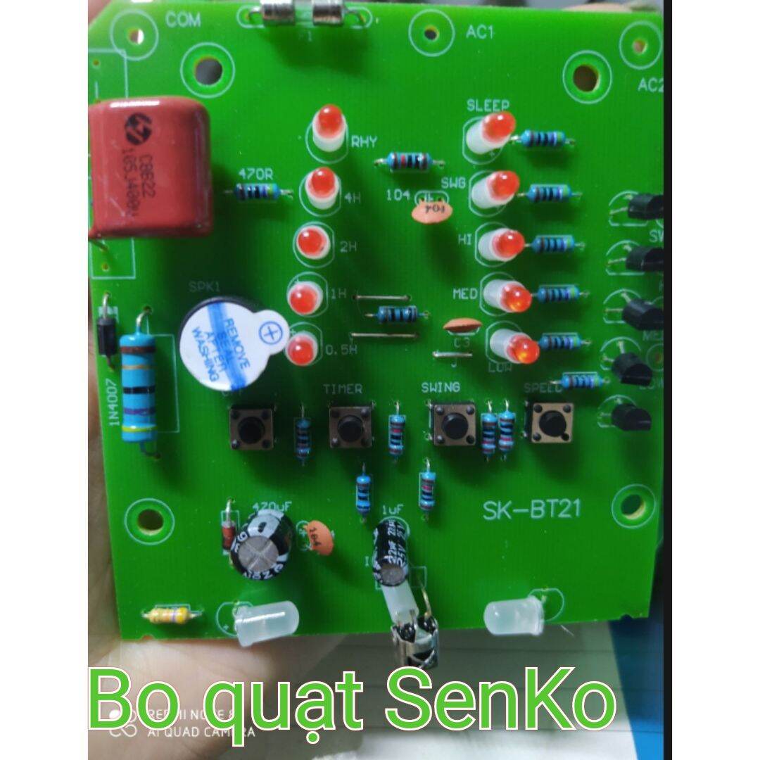 Bo quạt treo tường Senko
