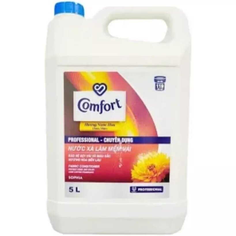 Nước xả vải comfort hương sophia can 5l