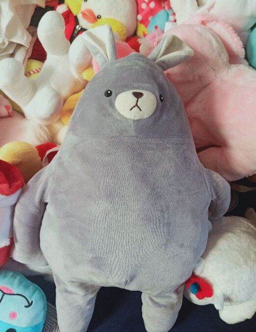 Thỏ xám miniso 🐰 mua về xả stress