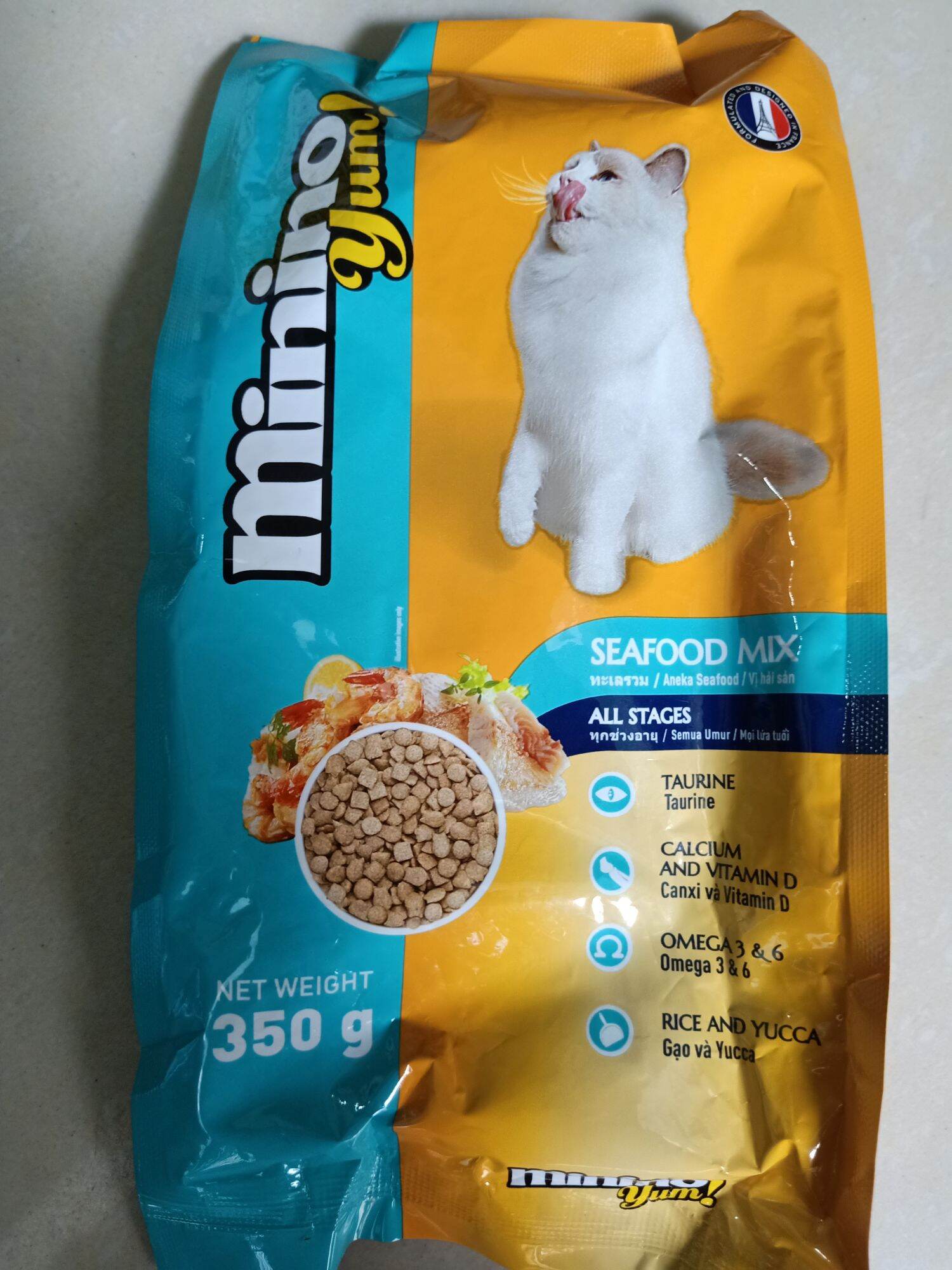 [HCM] Thức Ăn Cho Mèo MININO Gói 350g