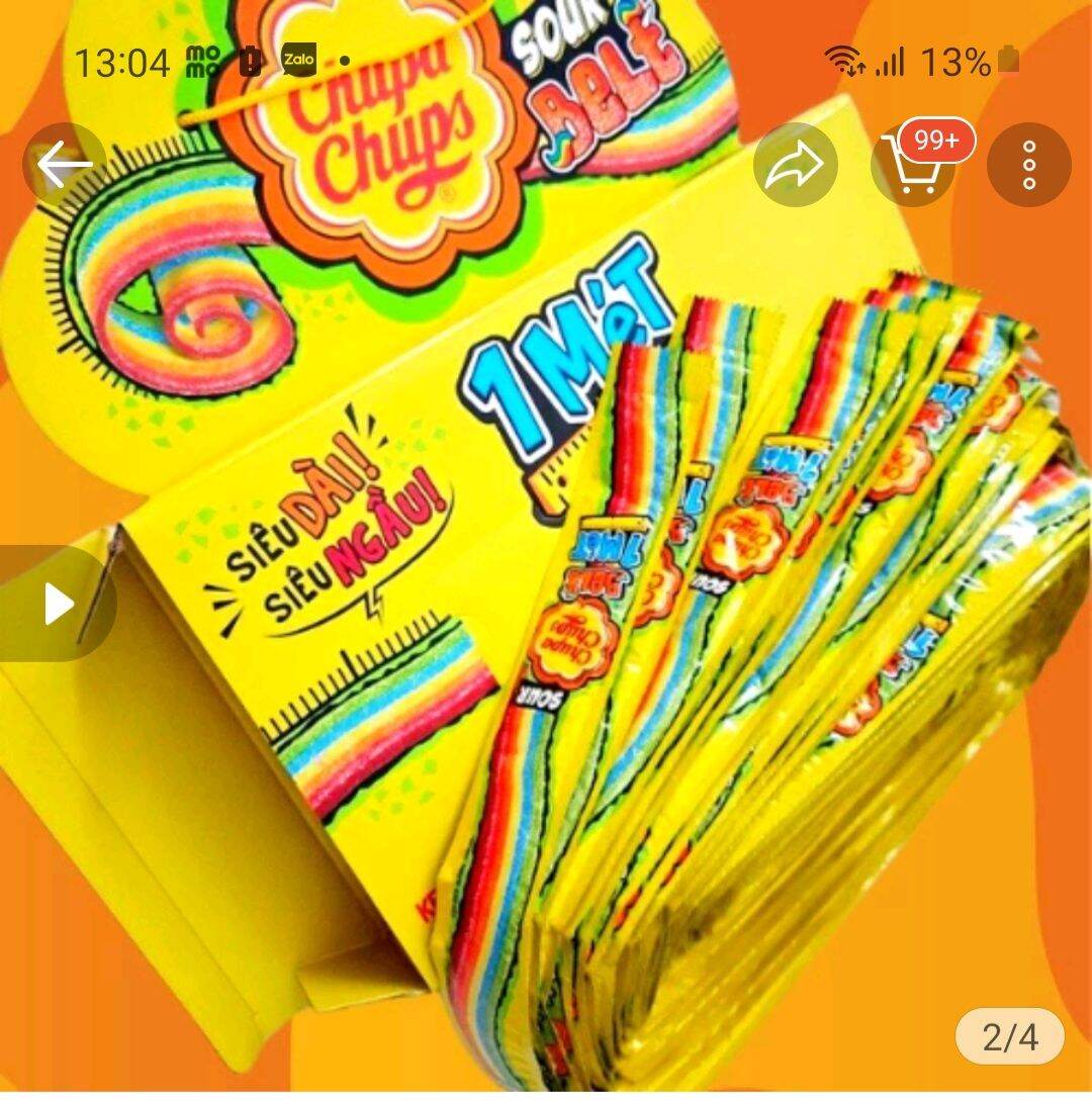 Kẹo dẻo Chupa Chups dài 1 mét