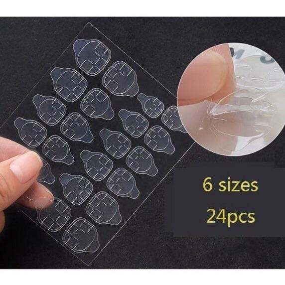 Set 2 (48 miếng) Dán Silicon Móng Tay