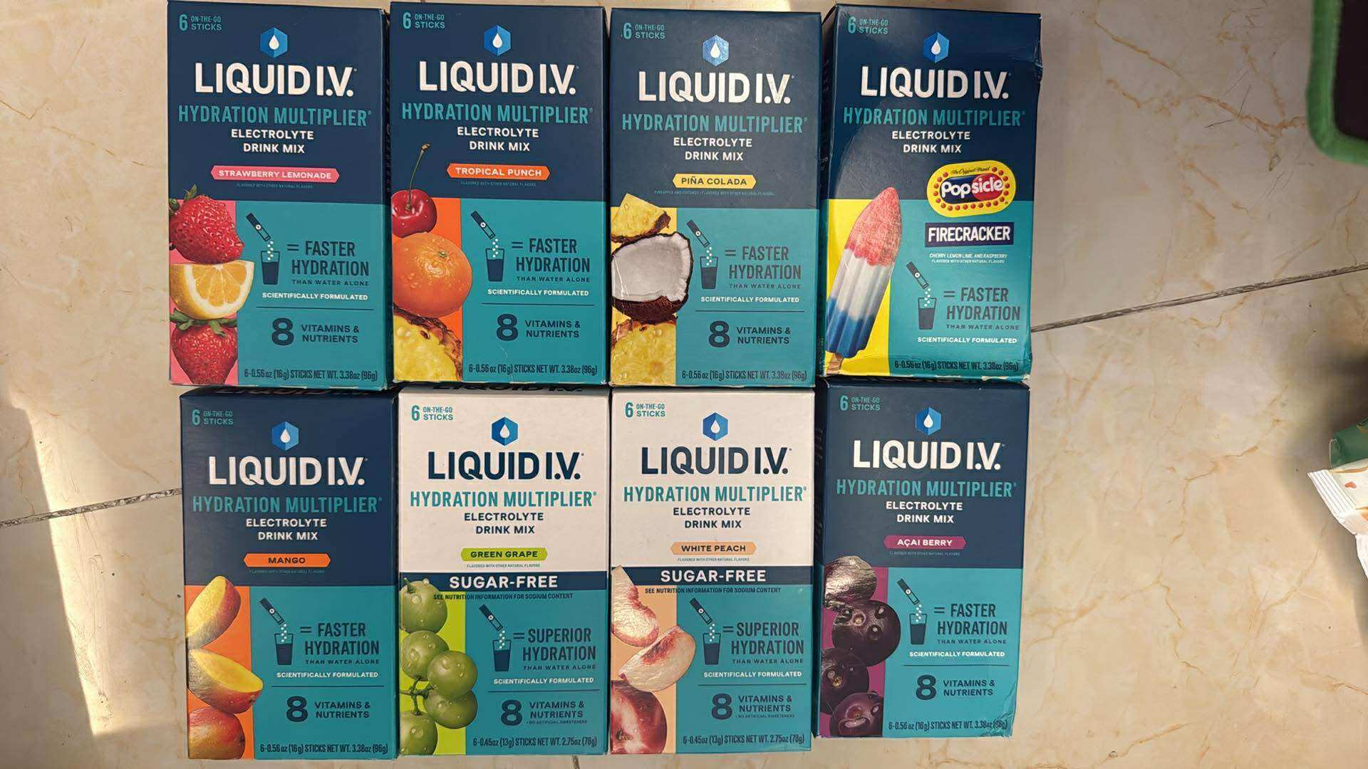 Bột điện giải bán chạy nhất thế giới Liquid I.V Hydration Multiplier  6 gói