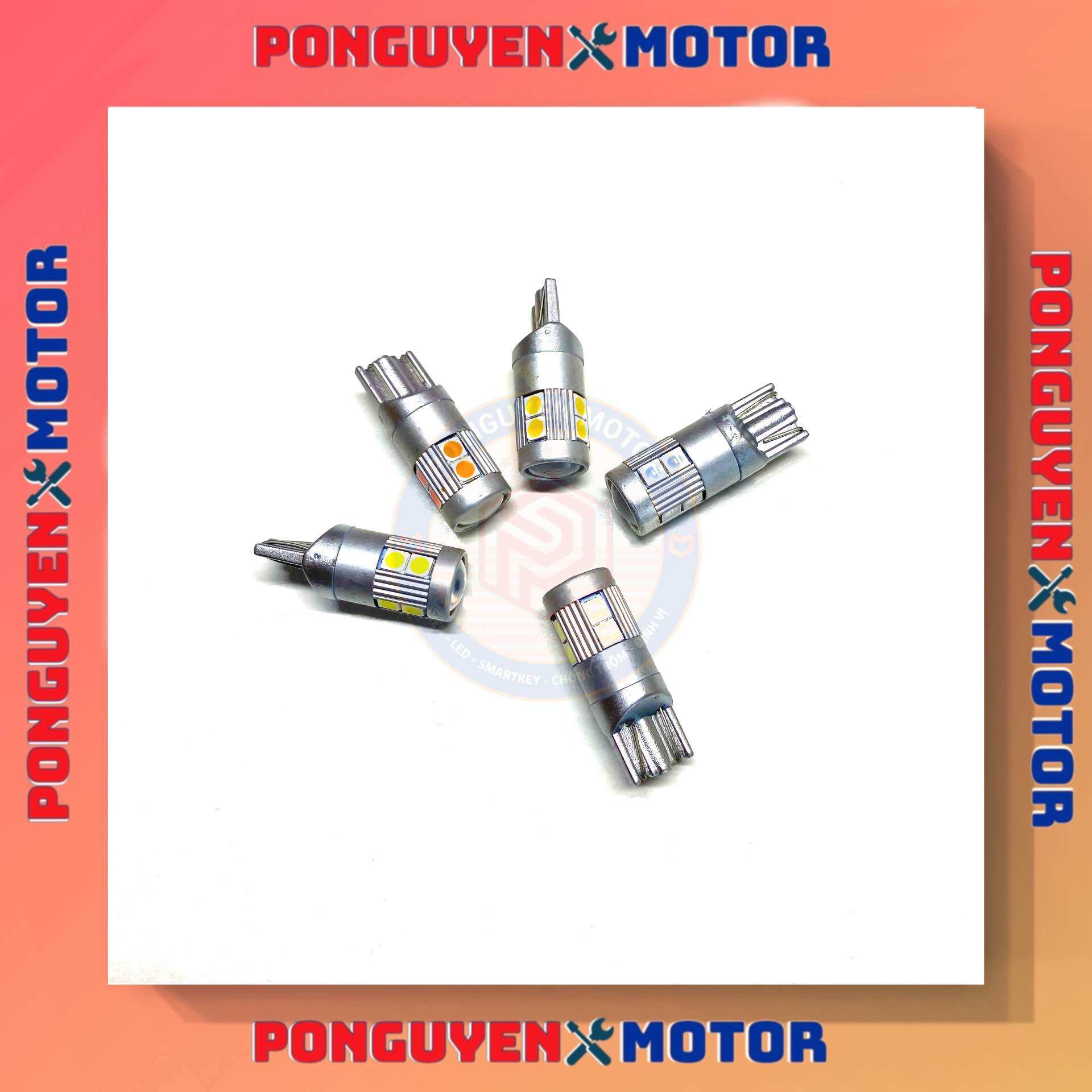 Đèn Led T10 9 SMD chip 3030 siêu sáng giá lựa chọn