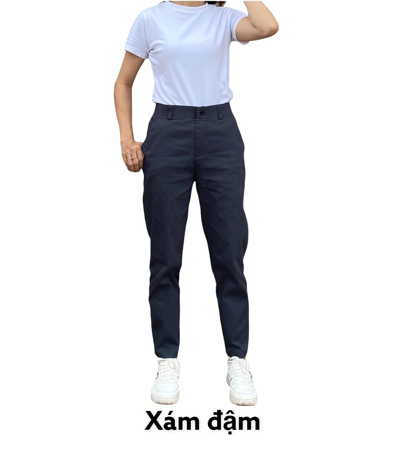 Quần kaki vải co giãn