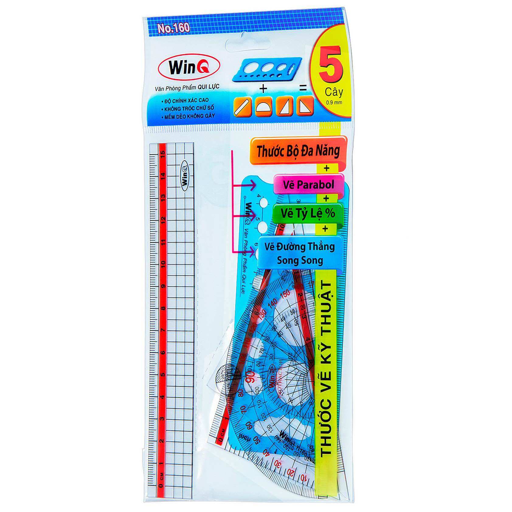 Thước bộ dẻo 5 cây winq