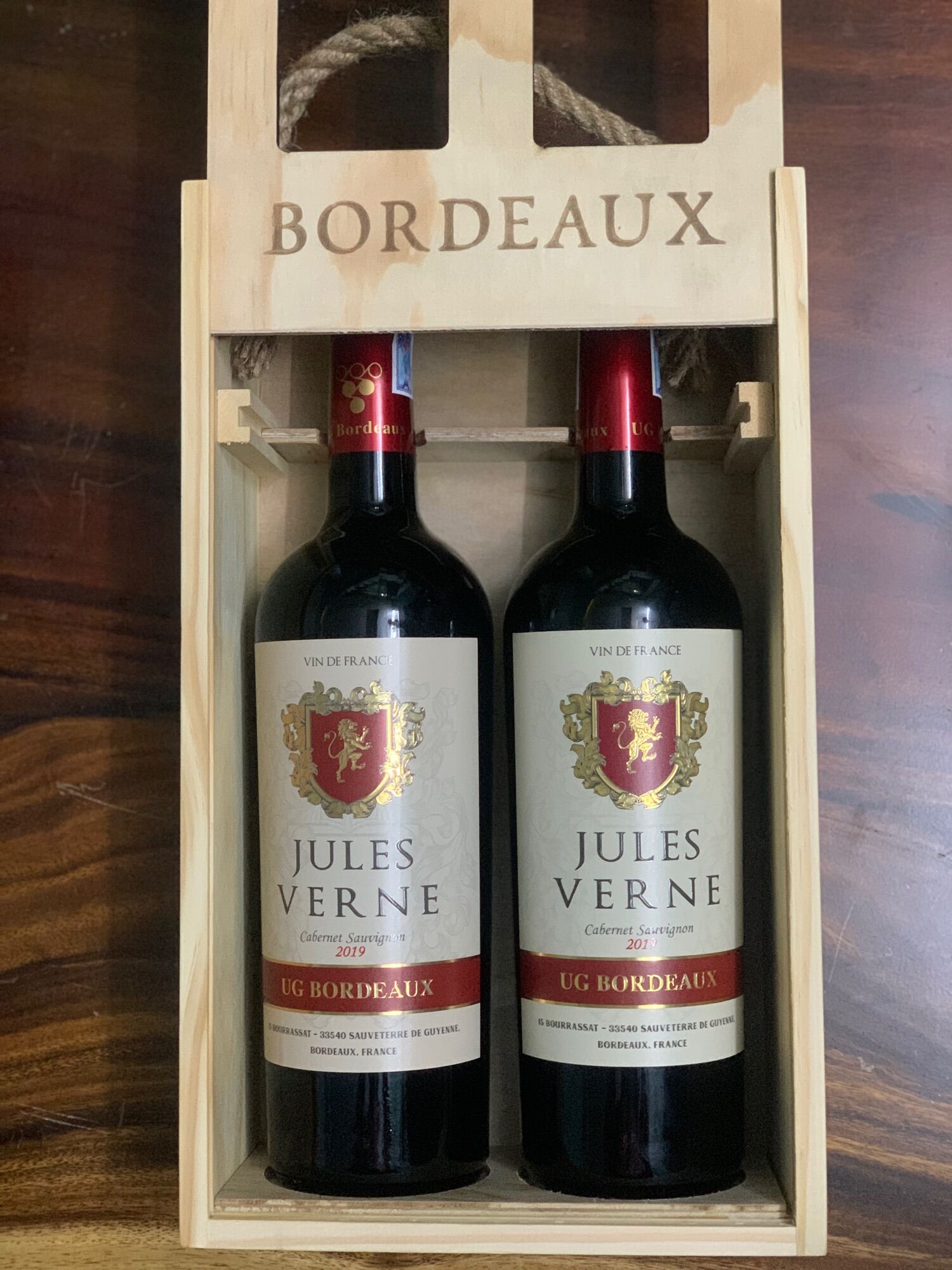 Vang Pháp Jules Verne 750ml, 13,5% vol