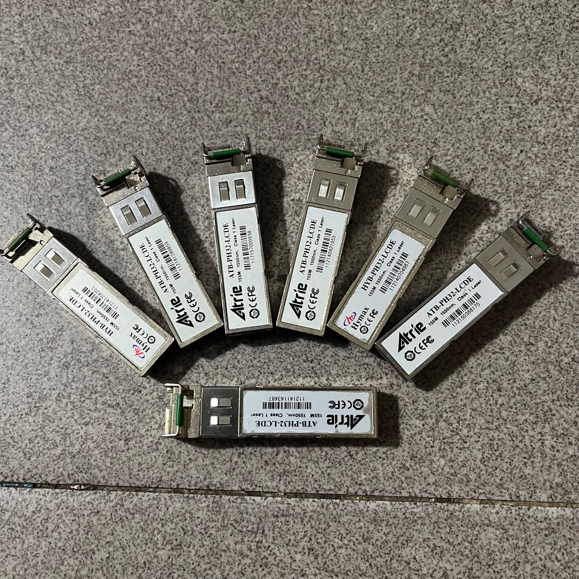 Combo 10 module sfp Atrie đầu B xanh lá  bước sóng 1550 ATB-PH32-LCDE