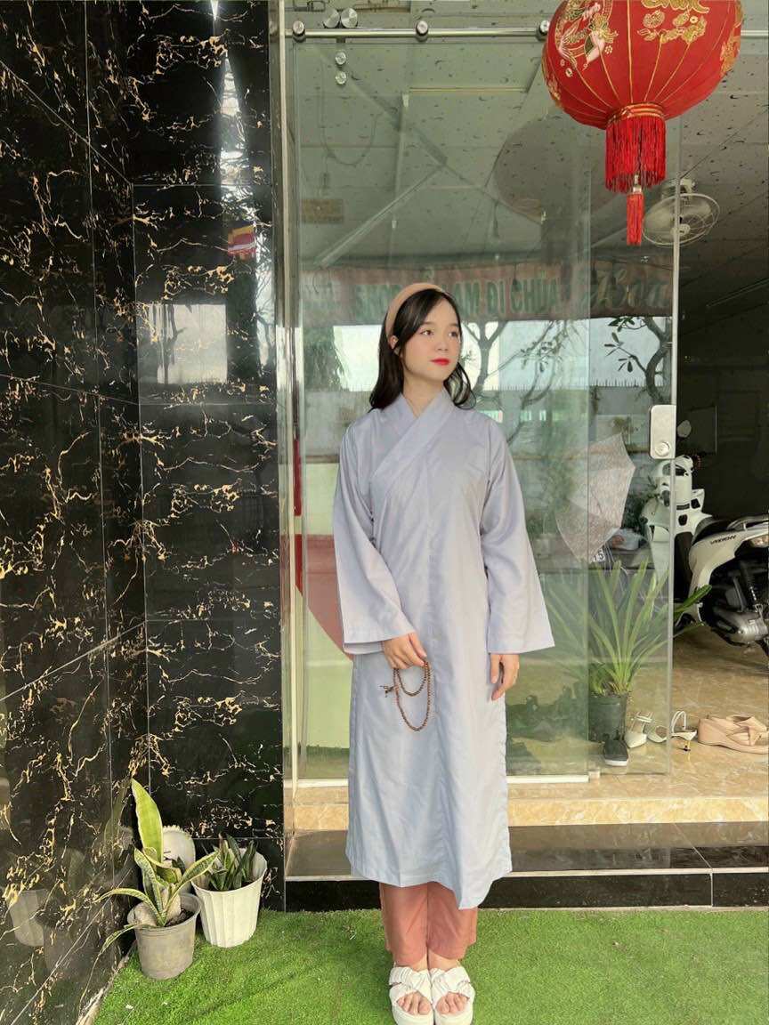 Áo Tràng Đi Chùa _ Vãi Katê Nam và Nữ
