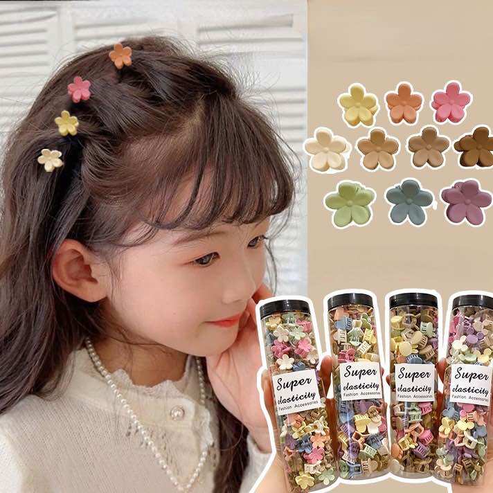 Set 50c kẹp tóc nhiều màu cho bé gái
