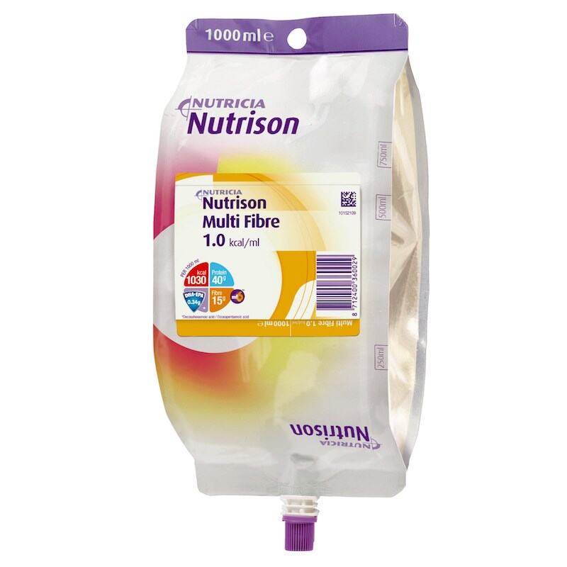 Sữa nutrison multi fibre 1000ml, dinh dưỡng cho người ăn xông dài hạn