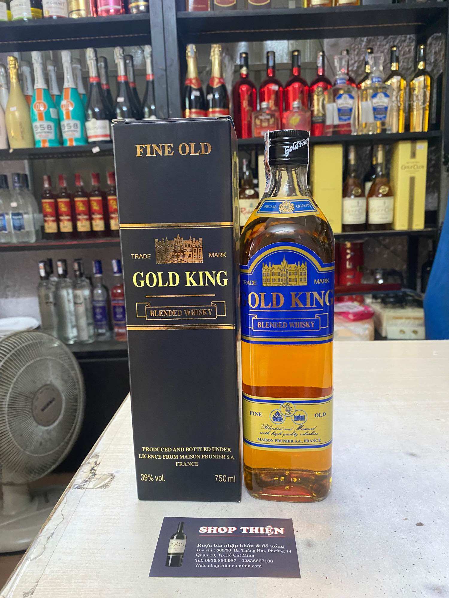 GOLD KING Blend Whisky 39% 750ml