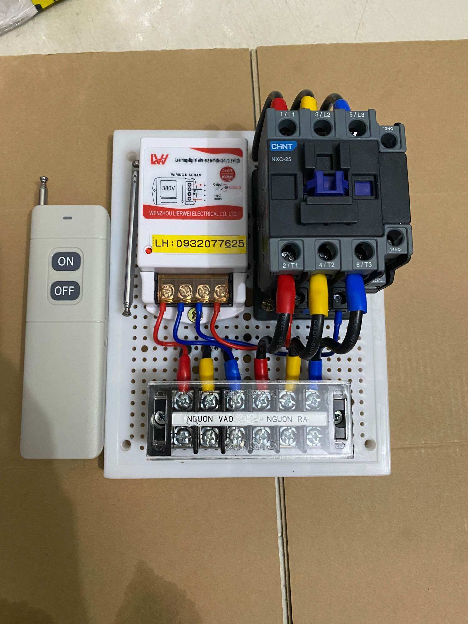 Điều khiển từ xa 3 pha công suất 5kw,10kw