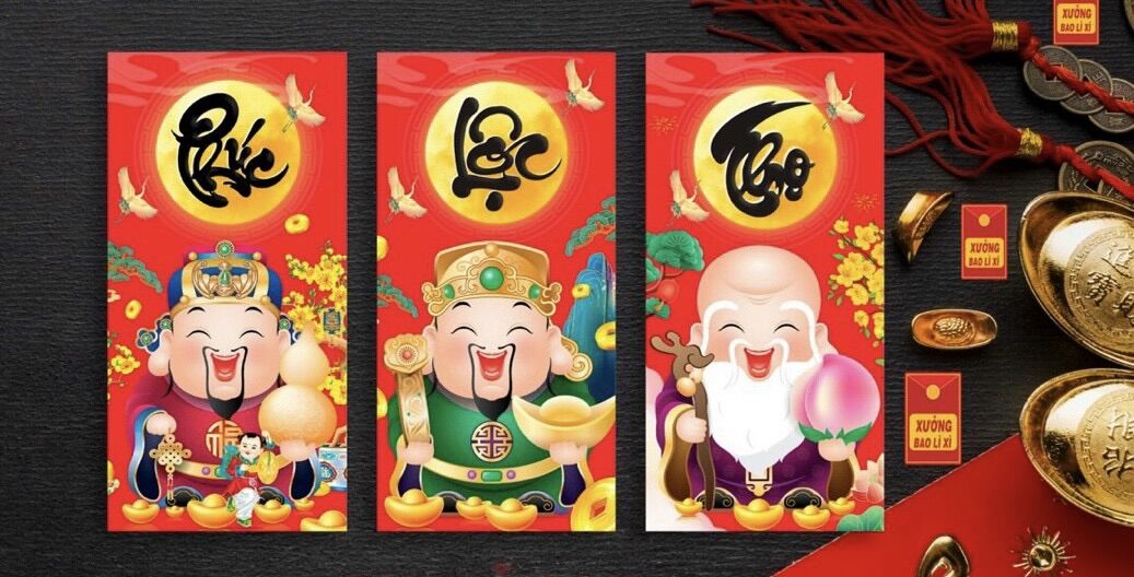 Bao Lì Xì 5 Xấp 30  Cái