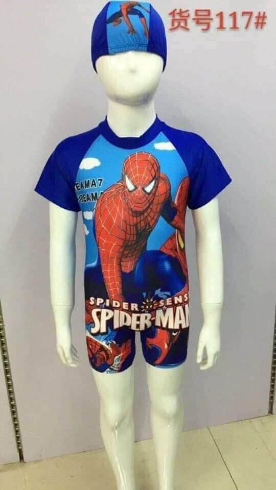 bộ đồ bơi siêu nhân cho bé trai