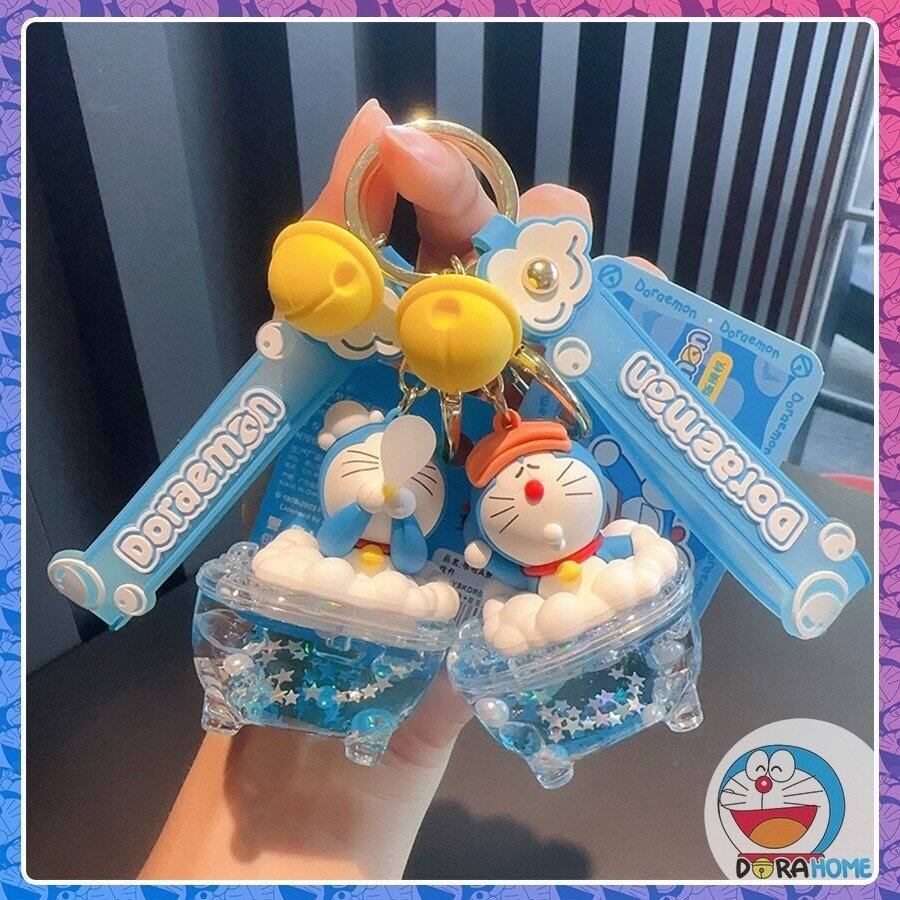 Móc chìa khóa mô hình Doraemon Doremon Tắm bồn 3D PVC cao cấp siêu dễ thương cute QT0023