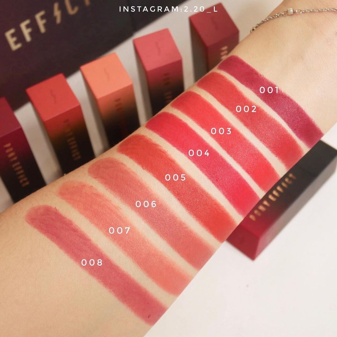 Son Thỏi Lì Pony Effect Powery Whisper Lipstick Hàn Quốc