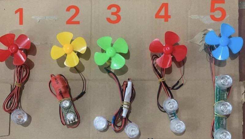 Đèn gió siêu sáng bóng rời lắp diều + tặng 1 cánh