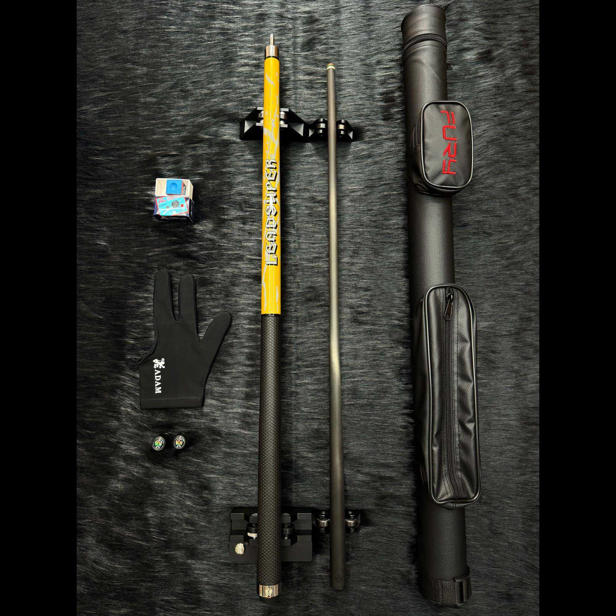Combo Cơ/Gậy Bida Lỗ/Pool Ngọn Full Carbon Leadsuper Series 2 (Tặng Kèm Full Phụ Kiện)