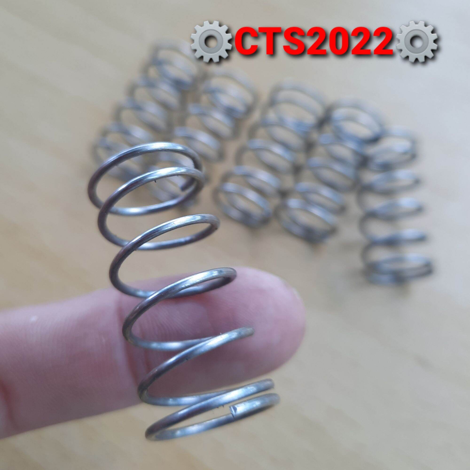 Lò xo nén inox304 phi 16mm sợi 1.2mm dài 35mm