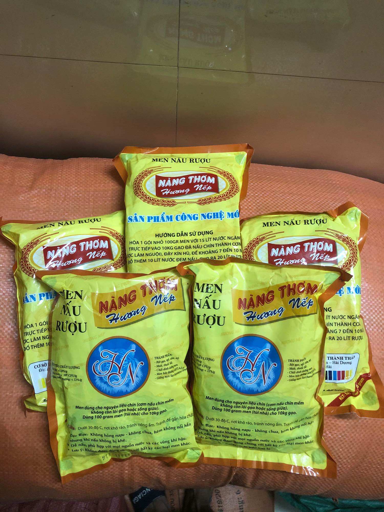 MEN NẤU RƯỢU NÀNG THƠM  gói 500g