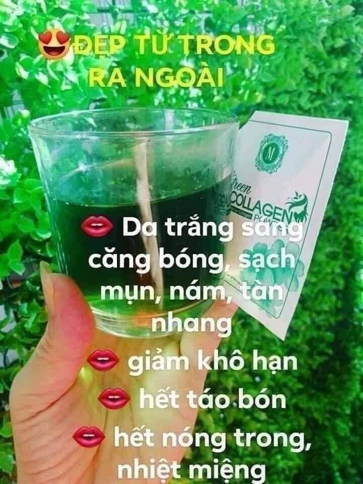 Diệp lục colagen 30 gói