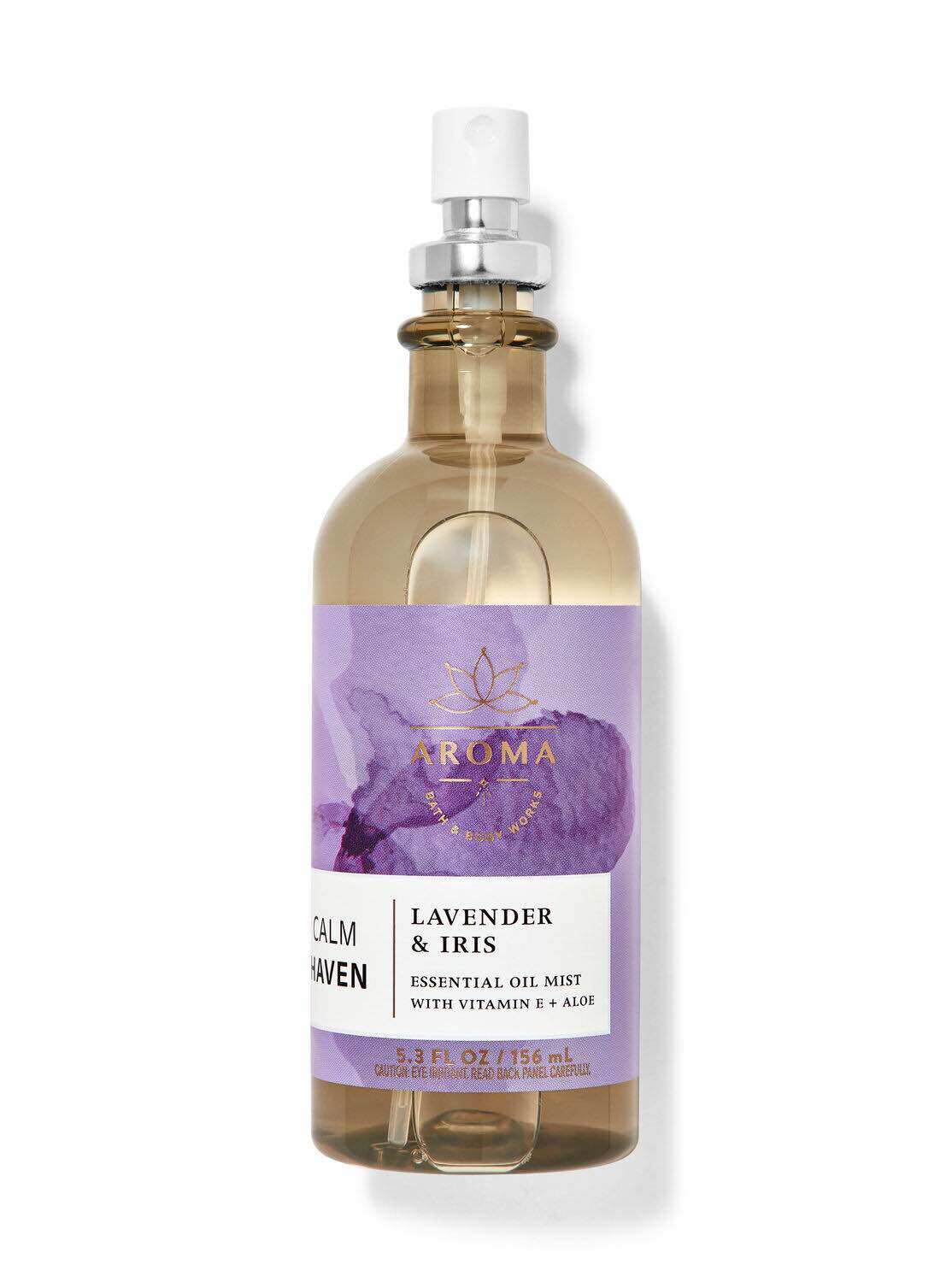 Xịt thơm gối thư giãn Aromatherapy Bath and Body Works-Lavender & Iris 156ml